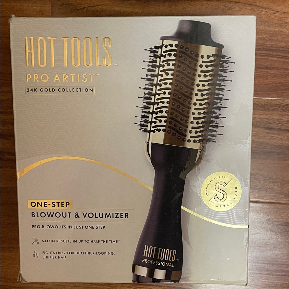 Hot Tools Pro Artist 24K Gold Blowout & Volumizer - Black and Gold